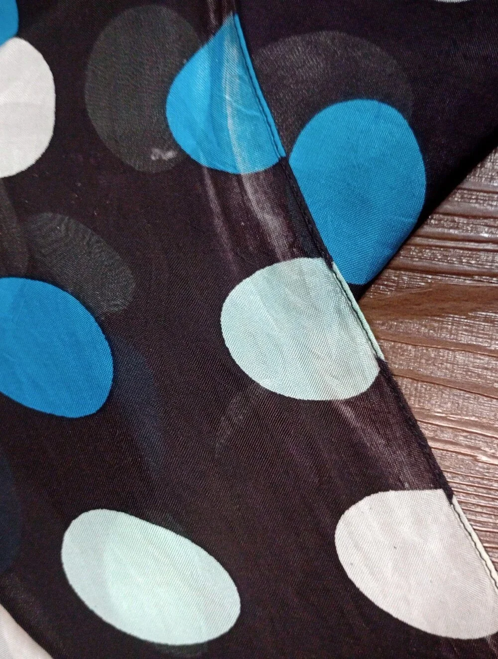 Large Polka Dot Print Scarf
